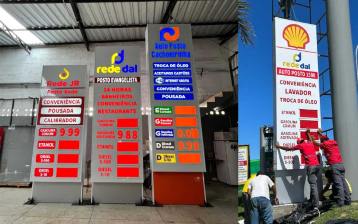Placas de preço